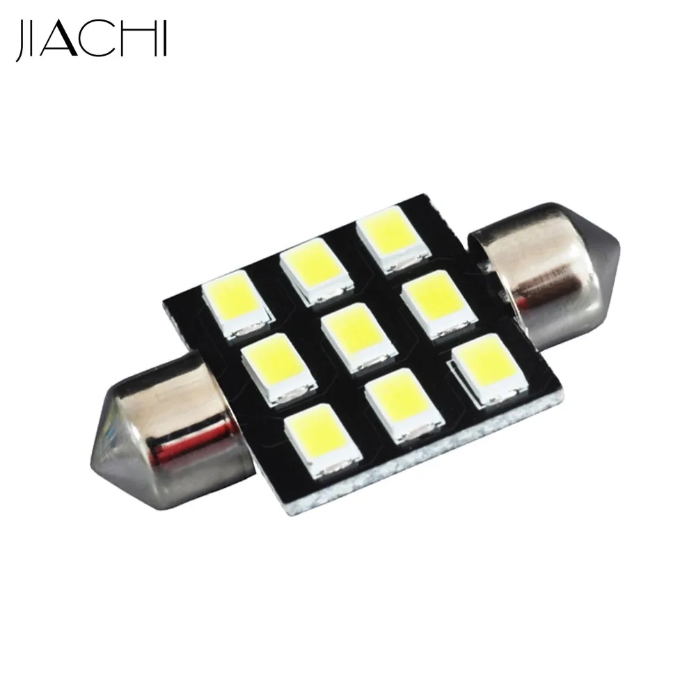 Светодиодный светильник JIACHI C5W 10 шт./лот 36 мм 5730 SMD для салона автомобиля карты