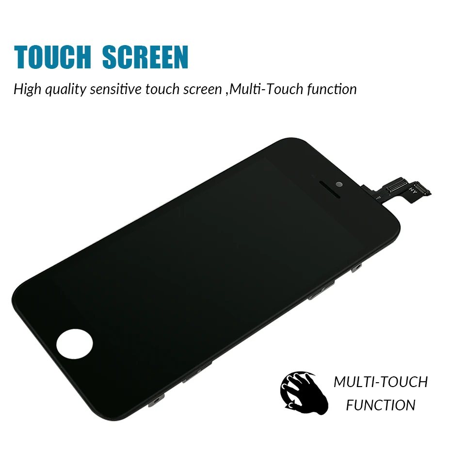 Класс AAA ЖК-дисплей для iPhone 5 5S ЖК-дисплей сенсорный экран дигитайзер Замена дисплея для iPhone 5S 5 5C SE ЖК-экран в сборе