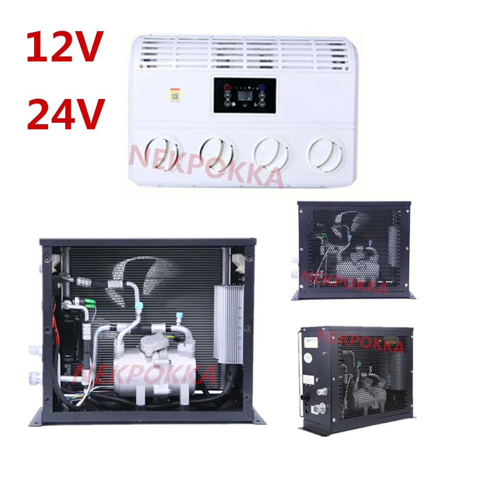12 V/24 V Электрический кондиционера для автомобиля, нулевой расход масла Электрический кондиционирования воздуха, транспортное средство, Батарея кондиционирования воздуха