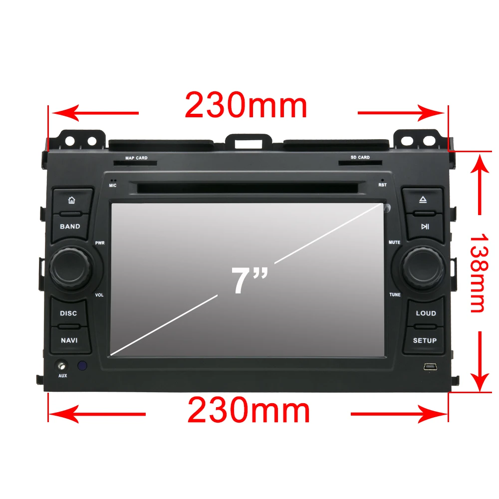 Автомагнитола Owtosin мультимедийный видеоплеер навигация GPS Android 9 0 для Toyota Land Cruiser