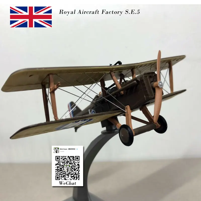WLTK 1/72 масштаб военная модель игрушки WW I SE 5a истребитель литой металлический самолет модель игрушки для сбора, подарок, дети