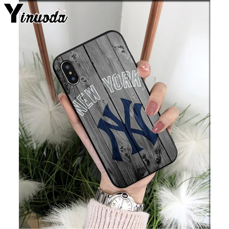 Yinuoda New York Yankees Boston Red Sox бейсбольный Мягкий ТПУ чехол для телефона iPhone X XS MAX 6 6s 7 7plus 8 8Plus 5 5S SE XR