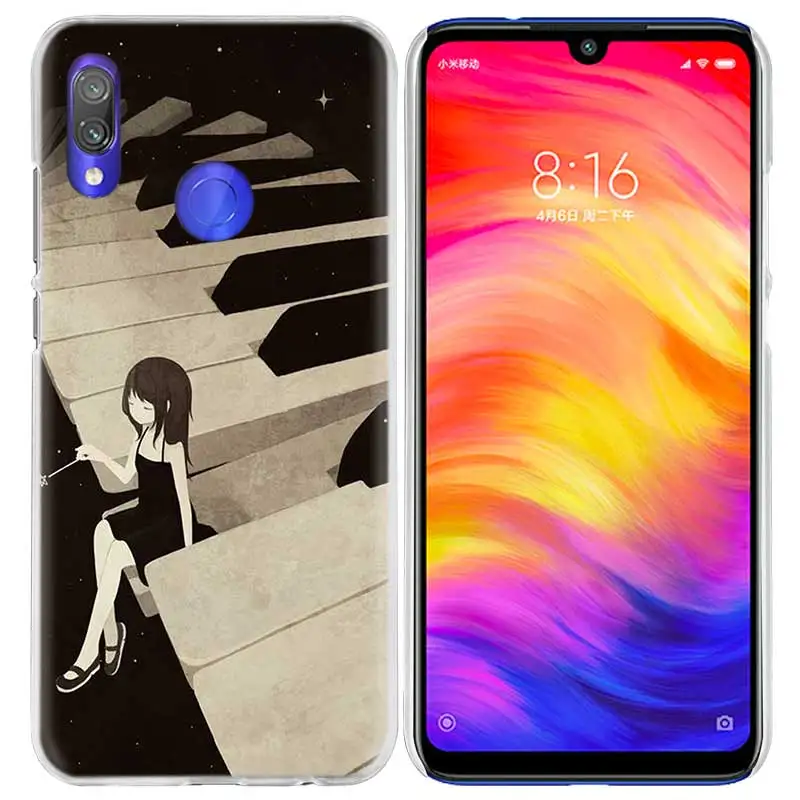 06 Чехол для телефона с надписью Love Music Piano для Xiao mi Red mi Go Note 7 6 6A Pro S2 5 5A 4X mi A1 A2 9 mi x 3 5G 8 lite Play F1 - Цвет: 06