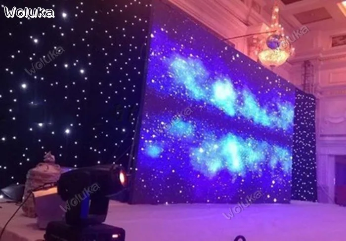 4*4 м свадебная светодиодсветодиодный лента полностью белая Звездная занавеска