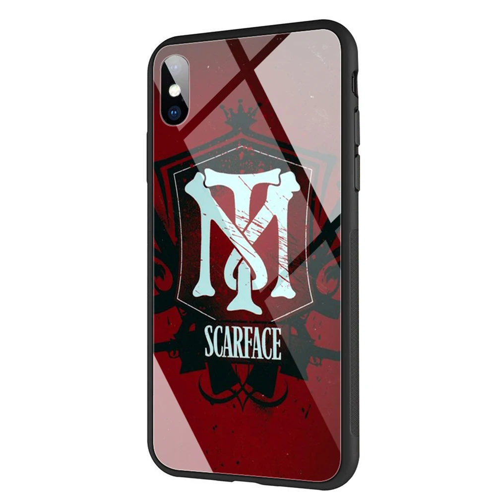 Чехол Lavaza scarface из закаленного стекла ТПУ для iPhone XS Max XR X 8 7 6 6S Plus 5 5S SE | Мобильные