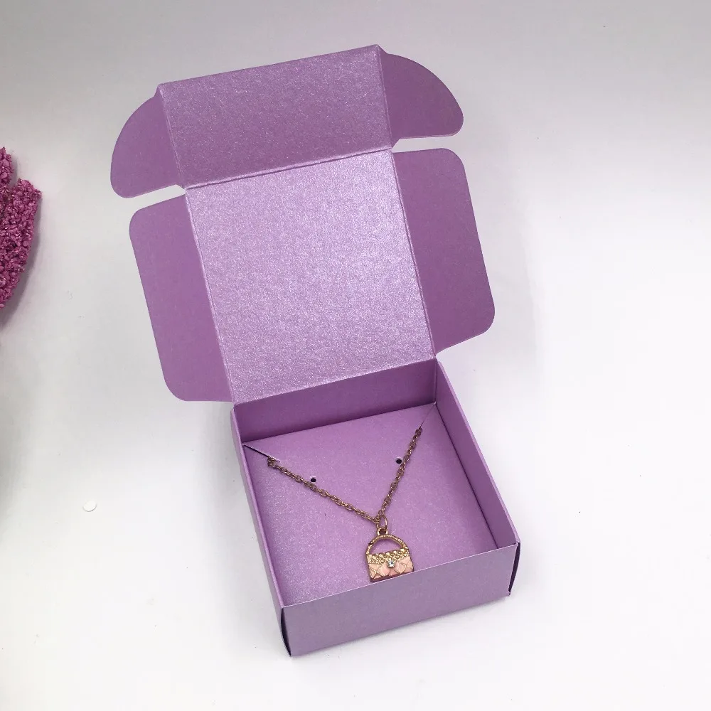 50 комплектов бумажные шкатулки для ювелирных изделий | Украшения и аксессуары