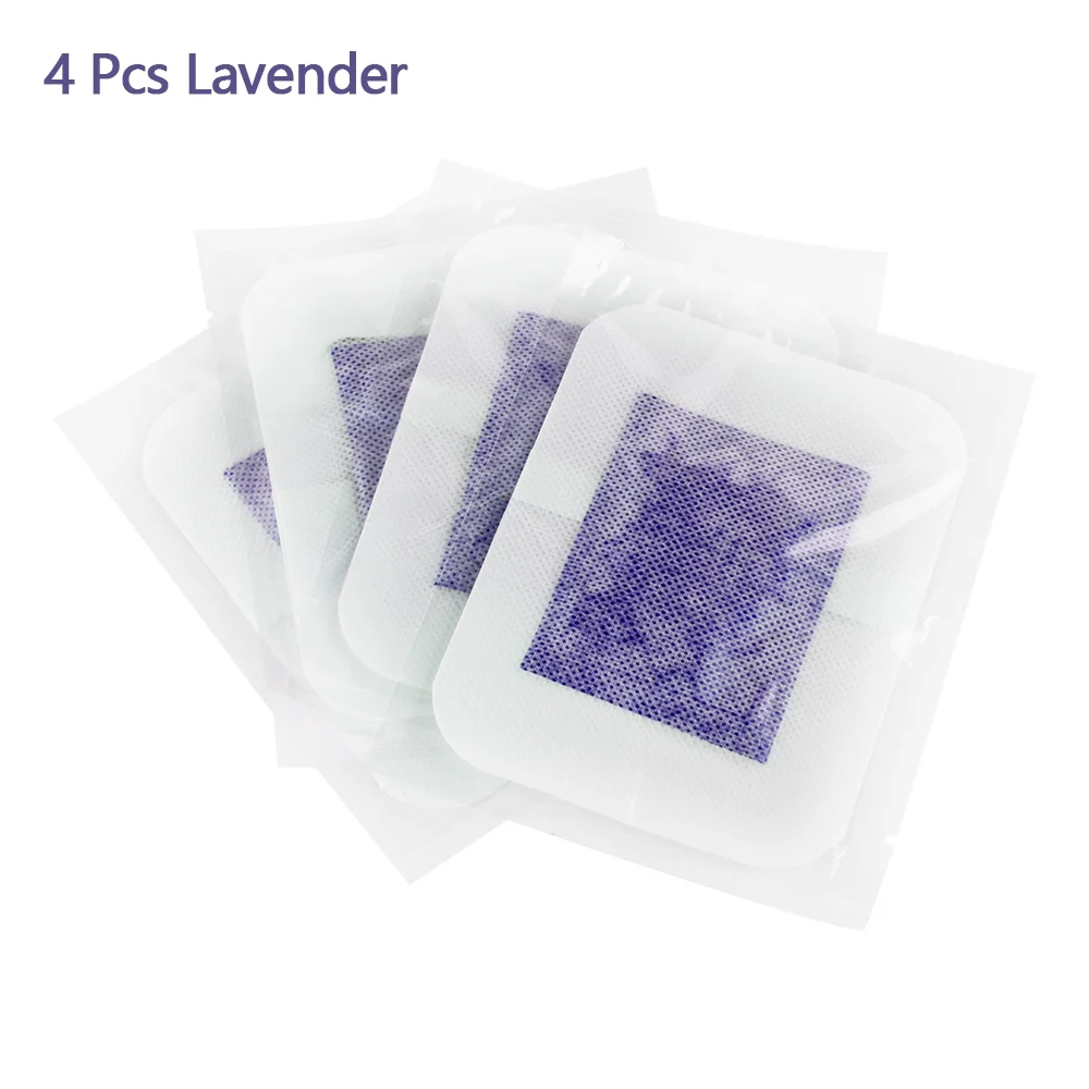 4 Pcs Lavender 4 шт. новые Детокс ноги патч тела для расслабленного похудения травяные, для похудения стельки инструменты для здравоохранения - Цвет: 4 Pcs Lavender