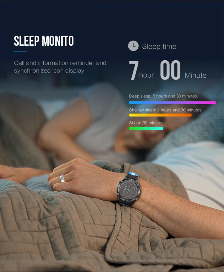 Новые спортивные Смарт часы Поддержка Bluetooth 8 месяцев длительный срок службы батареи умные часы с функцией мониторинга сна напоминание водонепрони