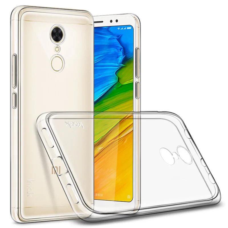 Ультратонкий Мягкий ТПУ чехол IMAK для Xiaomi Redmi 5 прозрачный Redmi5 Dual Sim Силиконовые