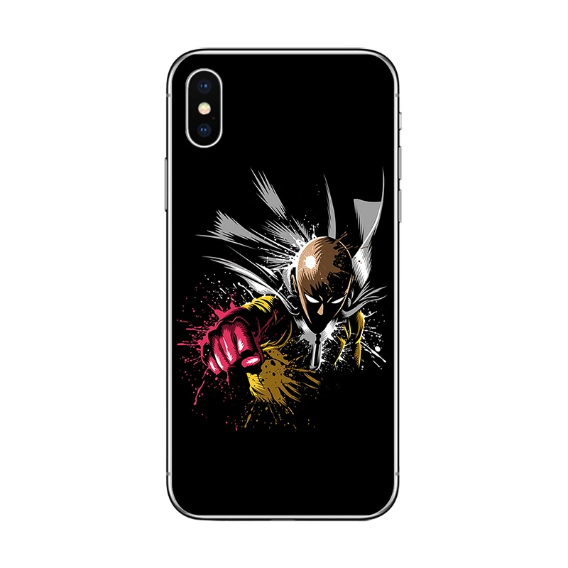 Ciciber чехлы для телефонов One-Punch Man для IPhone 7 8 6 6s Plus SE 5s X Xs XR XS Max мягкий TPU ковер 11 Pro Funda Coque on.