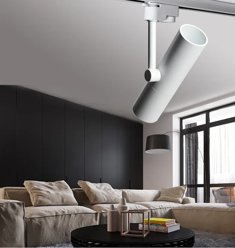 Оптовая продажа 2 линии 10 Вт 12 15 COB светодиодный Трек Точечный светильник для