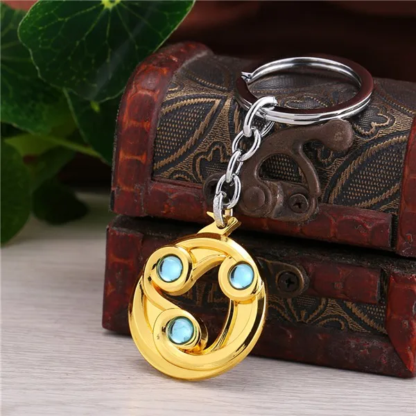 J Store Dota 2 Talisman of Evasion Логотип сплав 2 цвета брелки для ключей для фанатов игры серии брелоки Llaveros оптом и в розницу
