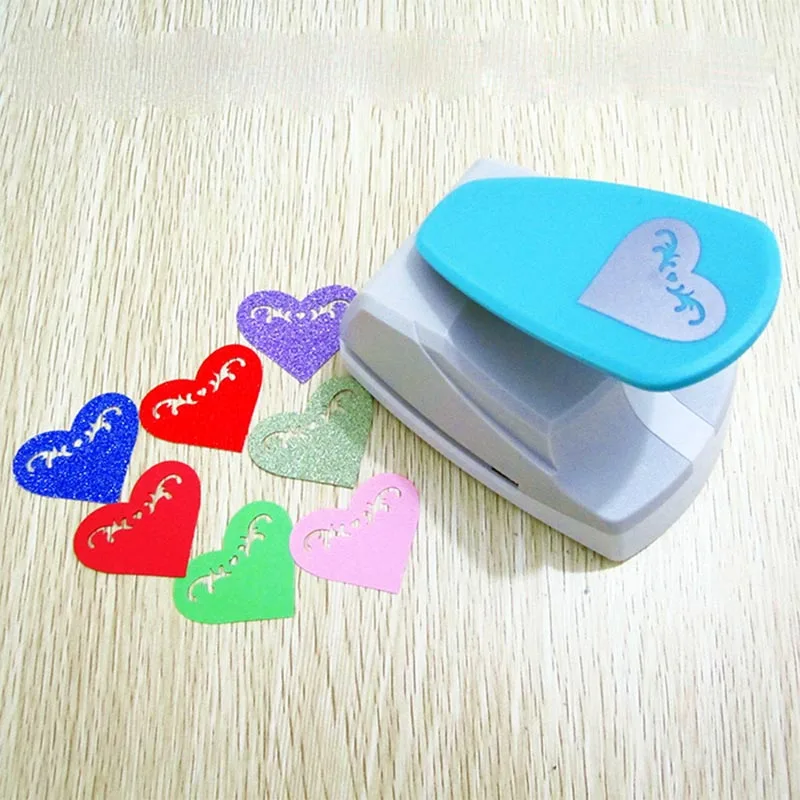 1 шт. новый большой креативный красивый Дырокол в форме бабочки сердца Сделай Сам