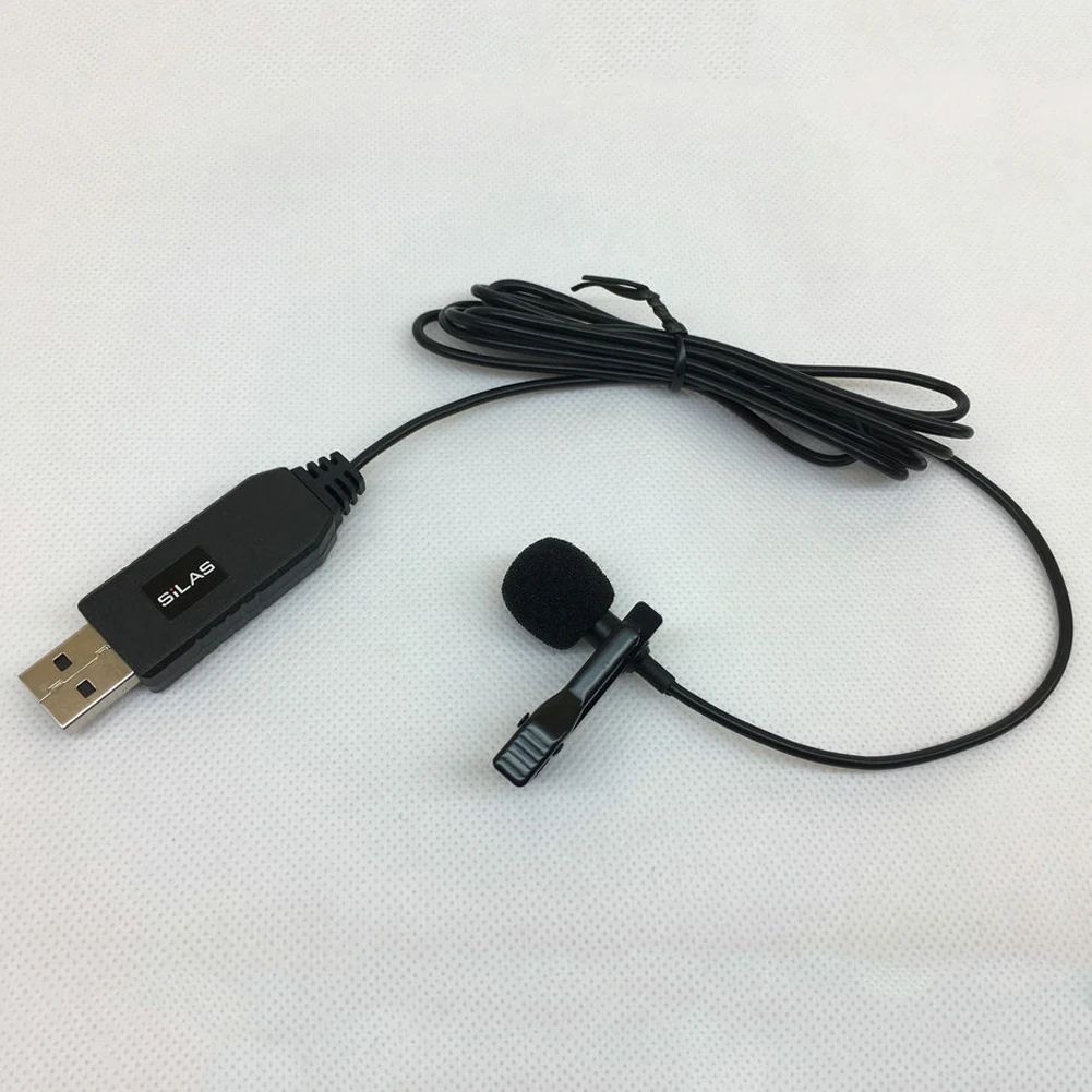 Lavalier Mini Durable Laptop Portable USB Microphone Video Recording Lightweight Skype Clip-on | Электроника