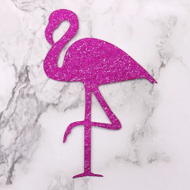 flamingo sticker 12 шт. стеклянная наклейка с Фламинго бумага с Фламинго наклейка Гавайская чашка для вечеринки наклейка девичник вечерние украшения DIY - Цвет: flamingo sticker