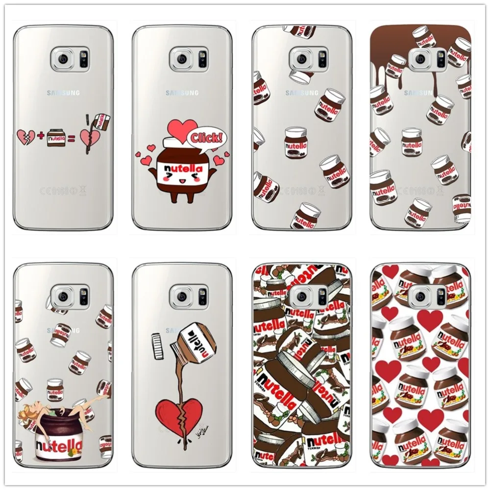 Модный чехол для телефона I Love Kawaii nutella Samsung Galaxy A3 2016 J3 A5 A7 J5 2015 J7 2017 EU Мягкий