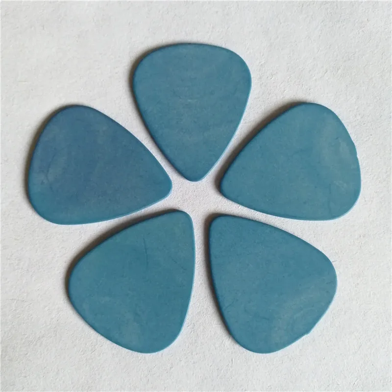 1000pcs Delrin Guitar Picks Stardard Shape Matt Foggy Blue Guitar Picks 1.0mm in Blue