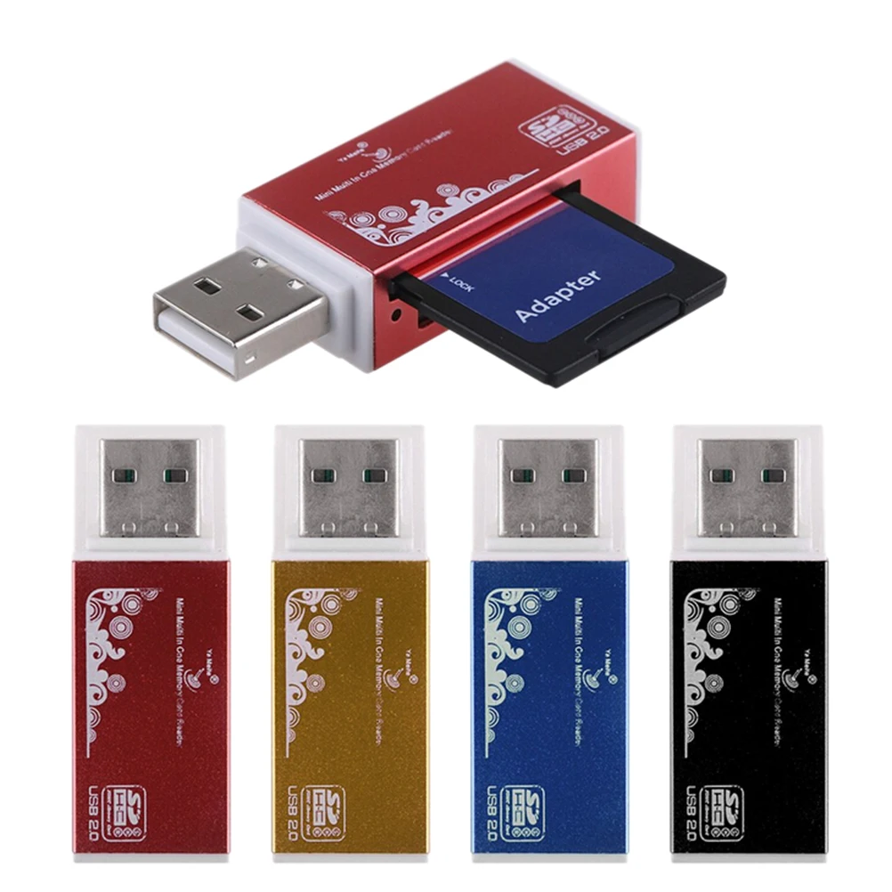 HC MMC/RS MMC TF/Micro MS/MS PRO/MS DUO M2 кард ридер смарт все в одном мульти 1 ридер|Картридеры| |