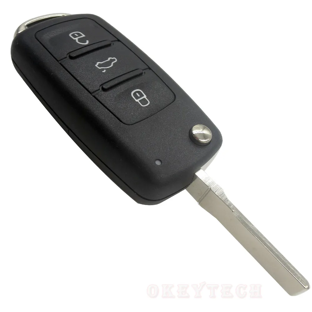 5K0837202AD 3 кнопки дистанционный ключ 434 МГц ID48 чип для VW Volkswagen GOLF PASSAT Tiguan Polo Jetta Beetle Hella