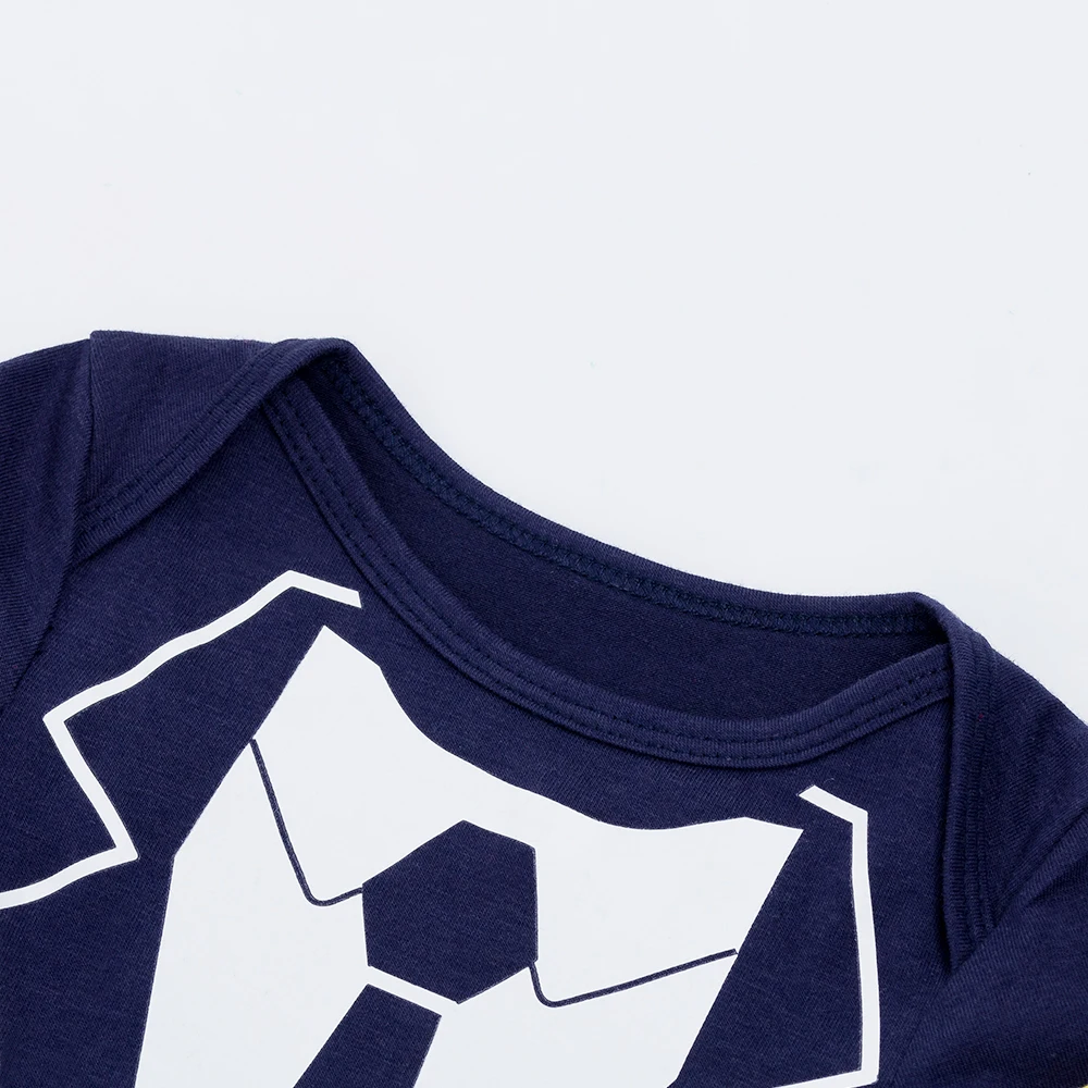 Хлопковый комбинезон для мальчиков одежда новорожденных с коротким рукавом