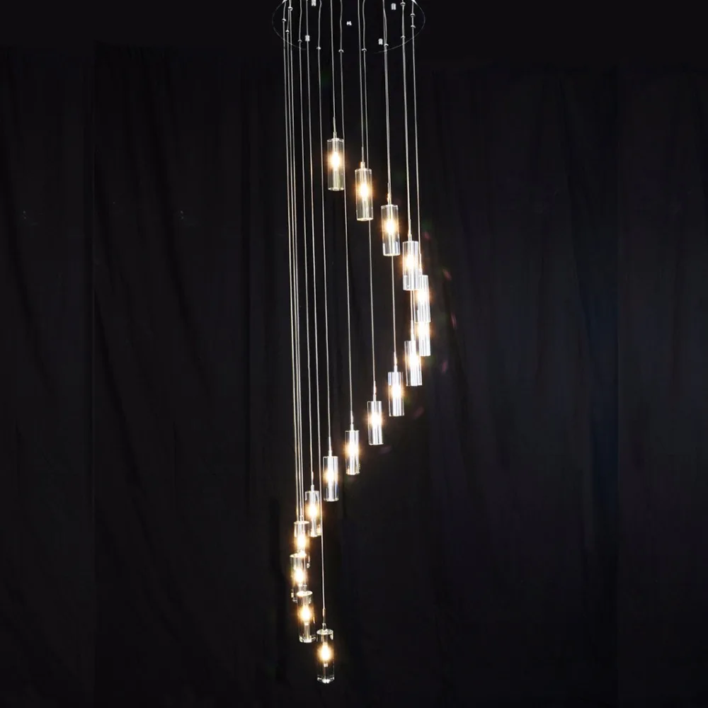 値段 シャンデリア Led モダンなリビングルームランプクリスタルシャンデリア Led ランプ階段照明ロングクリスタルスパイラルシャンデリアライトホーム