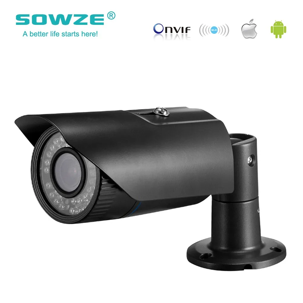 Sowze 4x Моторизованный объектив 2.8 мм-12 мм H.265 IP Камера 1/4 ''ov4689 1mp IP66 пуля CCTV
