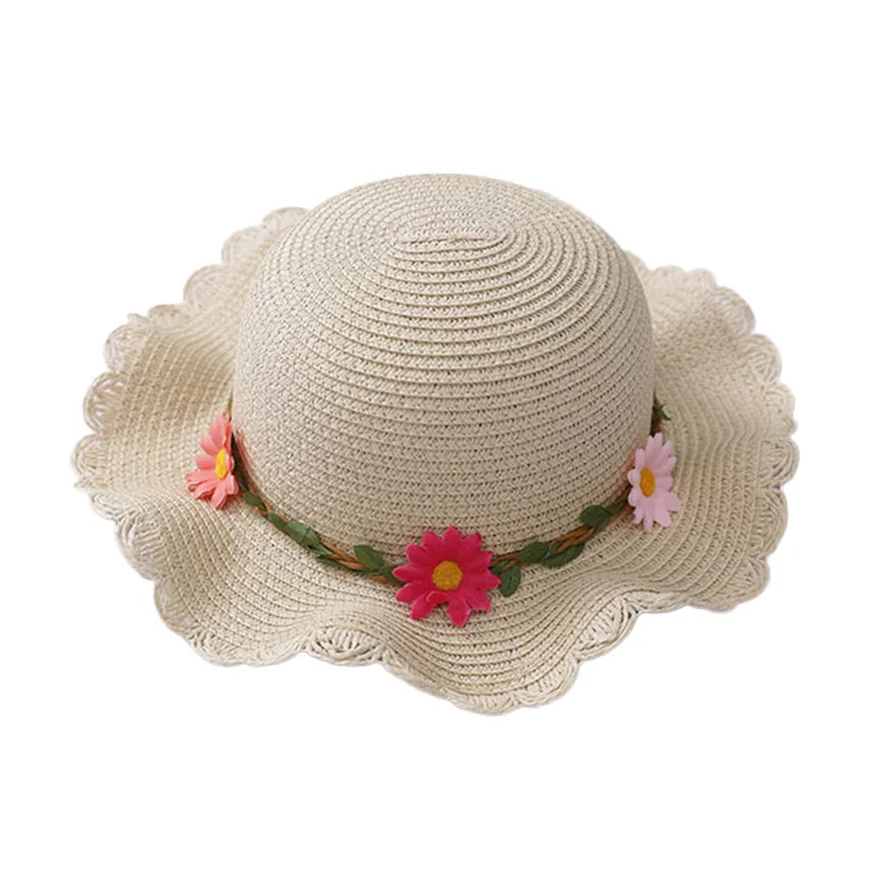 Летняя шляпа для новорожденных Детская от солнца маленьких девочек детская