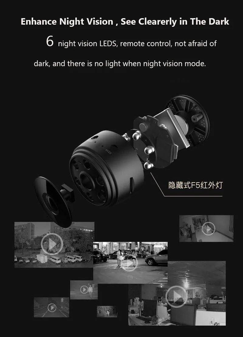 Мини-камера A9 wifi видеокамера Беспроводная HD 1080P P2P камера дистанционного управления инфракрасные лучи для определения движения ночного видения Cop cam Sq11