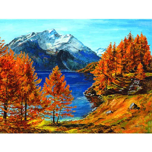 Y5568 Diy картина маслом рисунок по номерам модульная Картина на холсте для гостиной Раскраска по номерам молния дерево - Цвет: Y5568