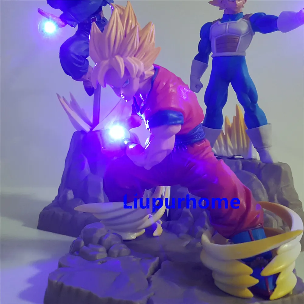 Dragon Ball Z Вегета ГОКу трусы Lampara Super Saiyan аниме 3D Ночник DIY светодиодный игрушки настольная декорационная лампа освещение детский подарок