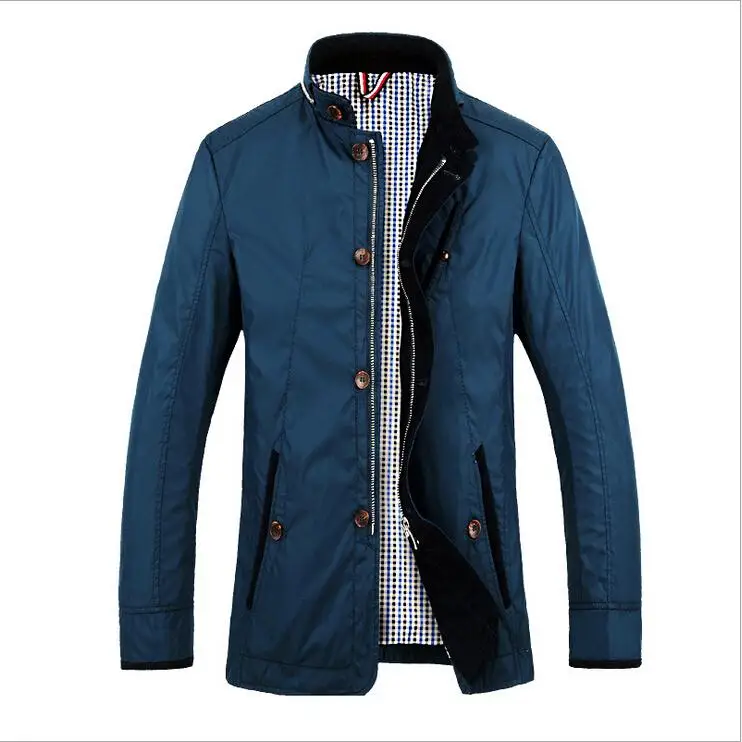 Мужчины куртку 2015 весной и осенью новый мужской куртки тонкий хлопок свободного
