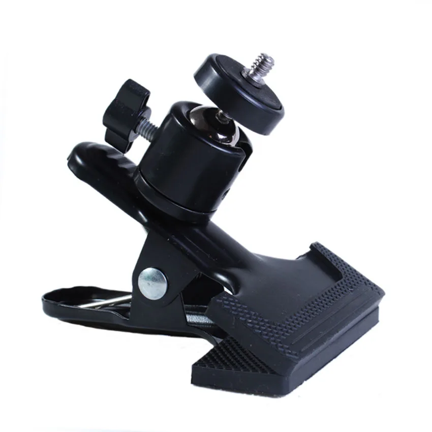 

Tripod Heads Multi-function Clip Clamp Holder Standard Ball Head 1/4 Screw Photography Accessories for Camera Flash Holder