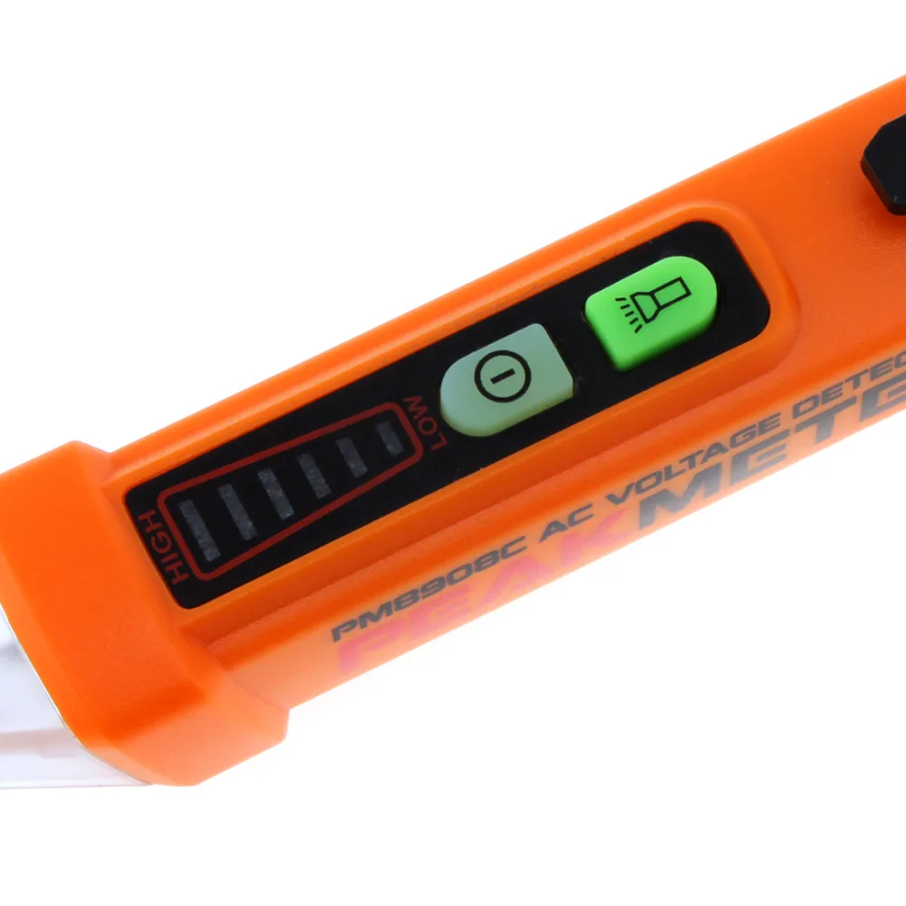 PM8908C бесконтактный прибор для измерения напряжения на розетке переменного тока, 12-1000 В, датчик цепи, электрический инструмент, светильник