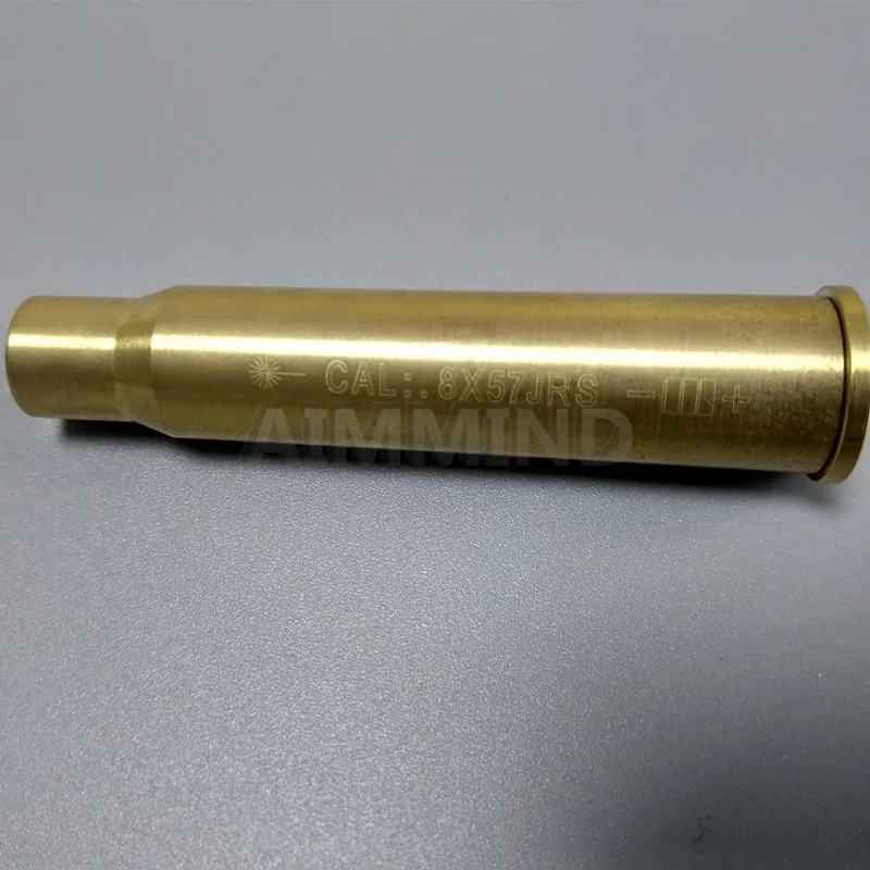 CAL 8X57 отверстие прицеливание с помощью коллиматорного прицела латунный материал Картридж красный лазерный Диаметр Sighter для охотничьего ружья наружные аксессуары