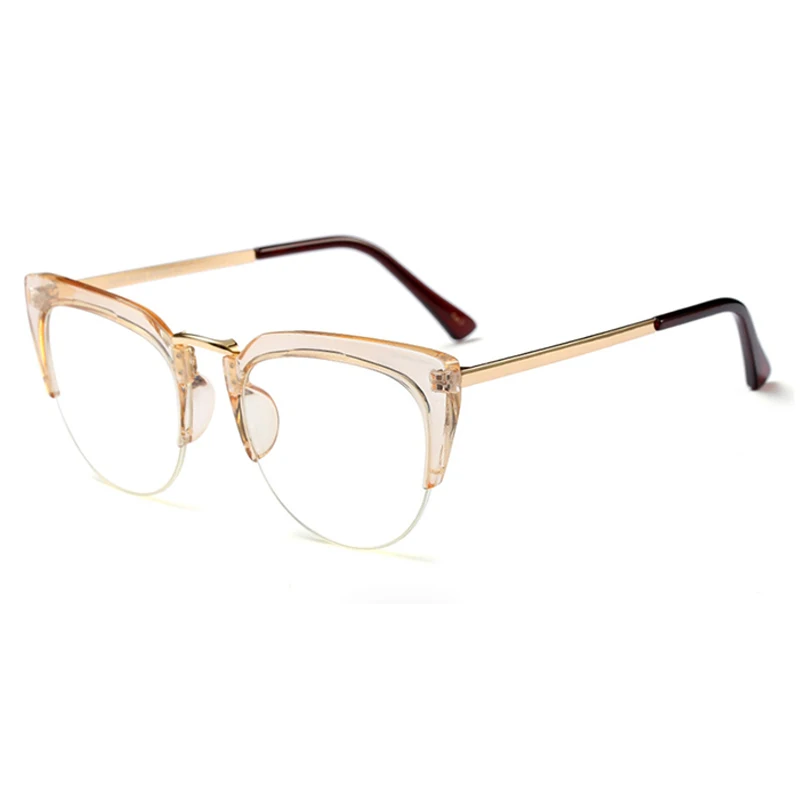 

Cat Eye Eyeglasses Spectacle Frame Women Computer Prescription Optical For Female Vintage Eyewear Clear Lens Glasses Frame RS514