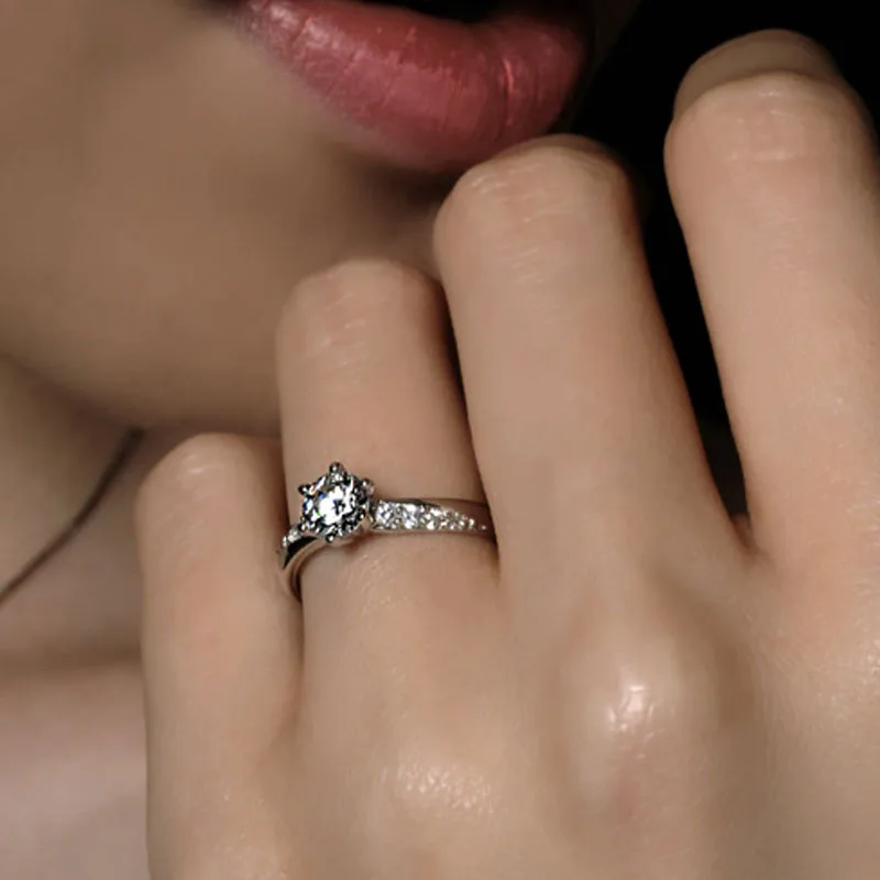 Кольцо для женщин обручальное кольцо девушек Anillos Mujer геометрический циркон