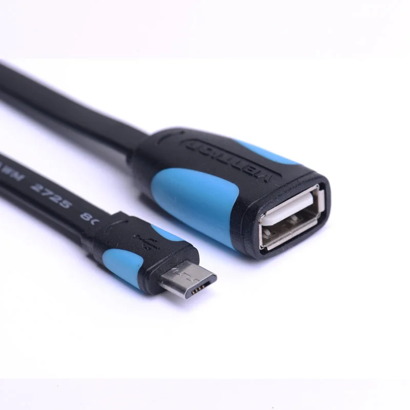 Адаптер Vention OTG Micro USB к 2 0 конвертер кабель для Android Galaxy S3/4 S5 Xiaomi планшетный ПК