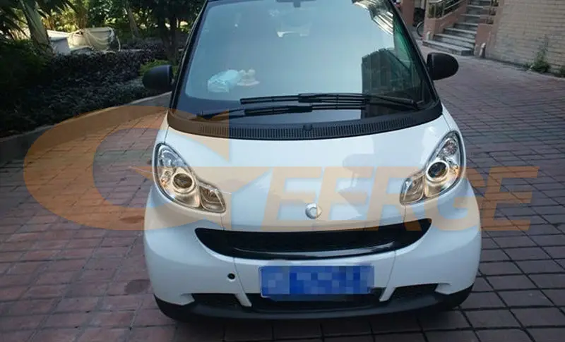 Для Smart Fortwo W451 2007 2008 2009 2010 2011 2012 2013 отличное Ультра яркое освещение CCFL ангельские глазки комплект Halo Кольцо
