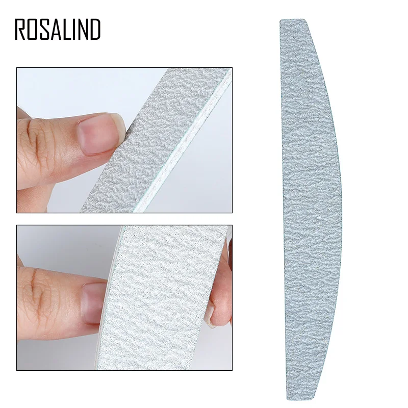 Набор пилок для ногтей ROSALIND 5 шт./компл. профессионального педикюра полировки