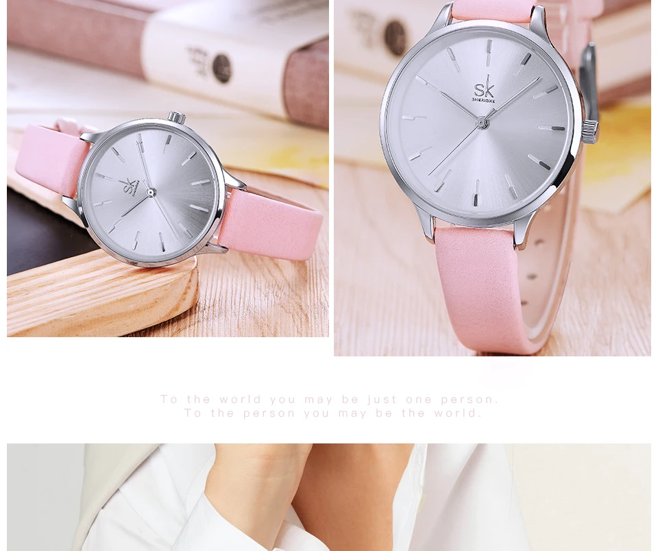Shengke часы женские брендовые модные кожаные женские наручные часы Relogio Feminino SK Женские повседневные часы для женщин# K8025