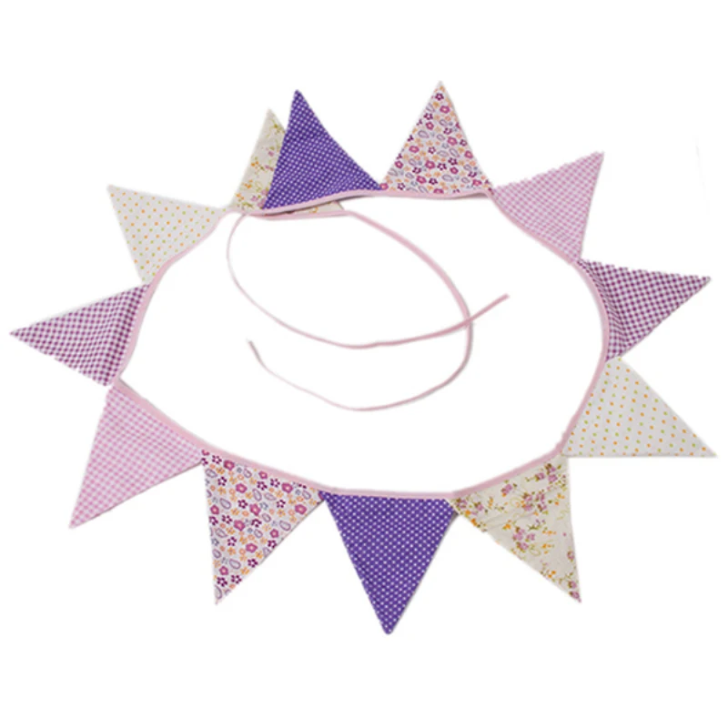 Горячая Распродажа баннеры из хлопчатобумажной ткани подвеска для вечеринки дня