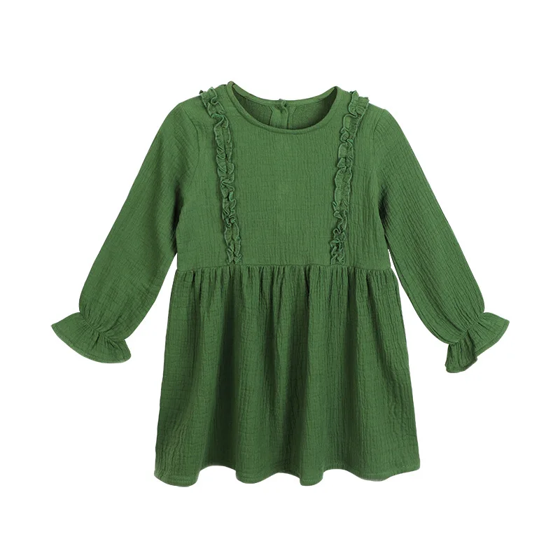 Вечернее платье для девочек детское осеннее принцессы с длинным рукавом