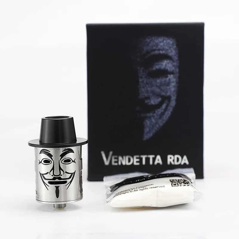 Оригинал Fumytech Vendetta RDA перестраиваемый капающий бак электронная сигарета RTA
