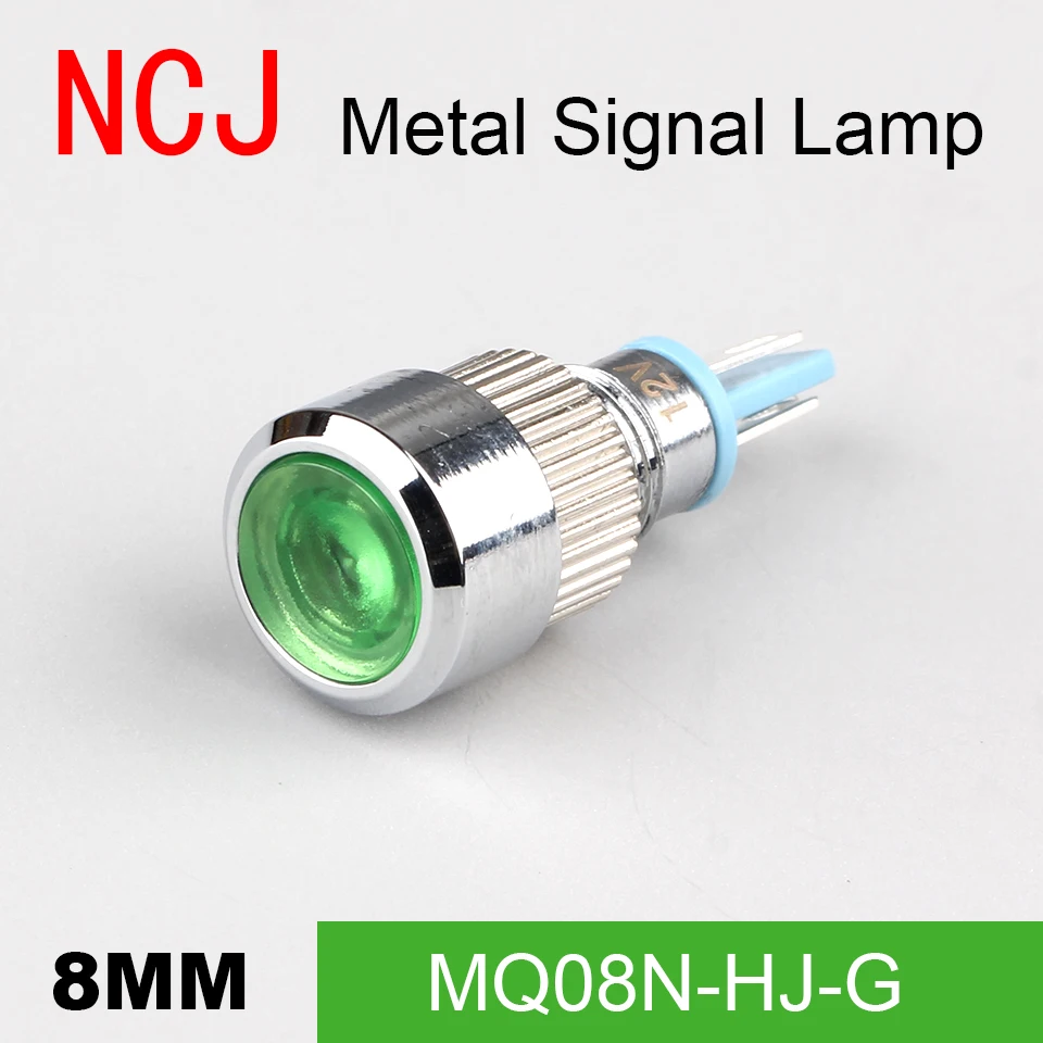 NCJ 8мм Индикатор светодиодный LED индикатор Сигнальная лампа Контрольная