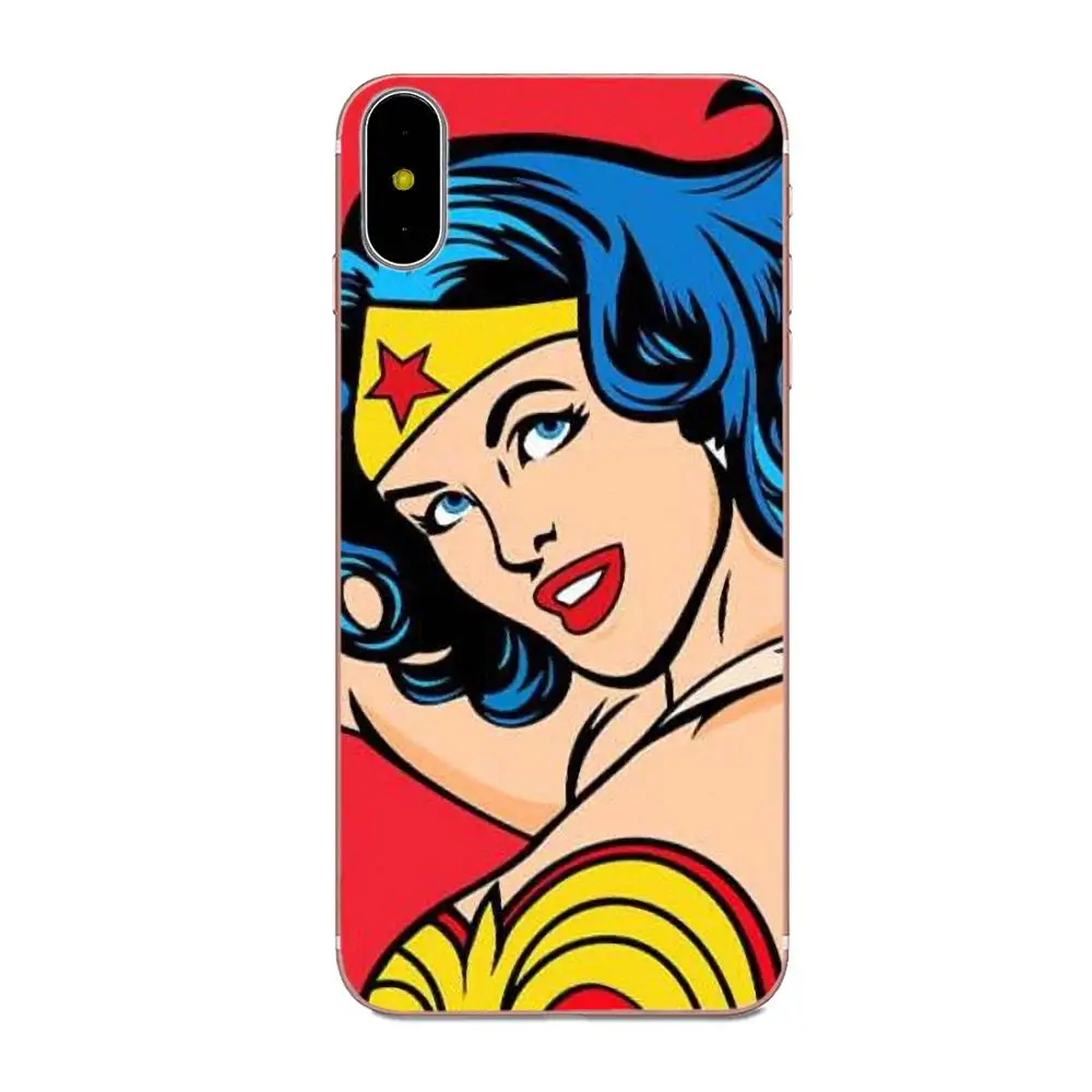 as picture Dc чудо-женщина для Huawei Mate 7 8 9 10 20 P8 P9 P10 P20 P30 Lite Plus Pro Обложка с рисунком красочные Стиль сотовый Чехол для телефона - Цвет: as picture