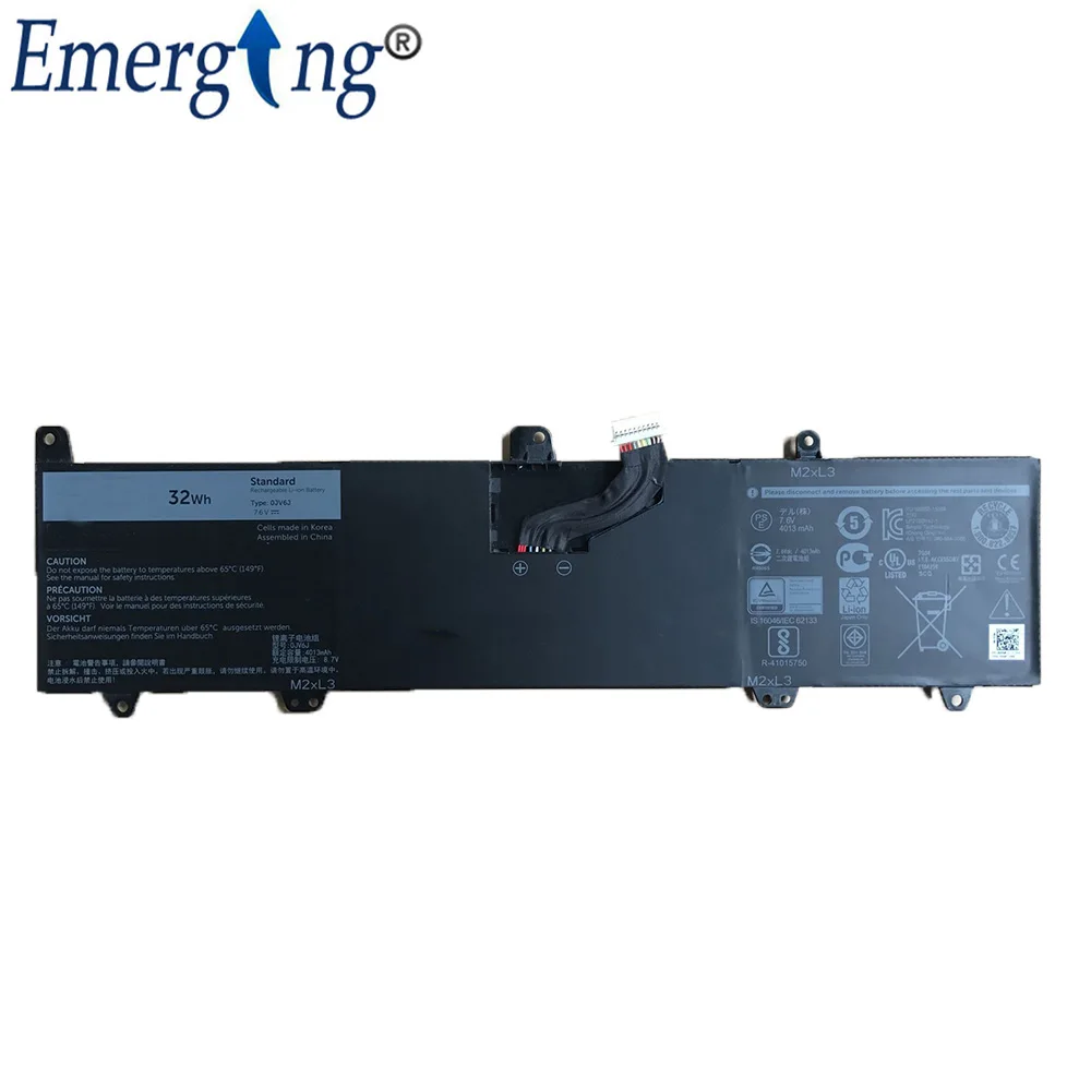 Батарея для ноутбука Dell Inspiron 11 8NWF3 7 6 В 32 Вт/ч 0JV6J 3000 3162 3164 3168|Аккумуляторы