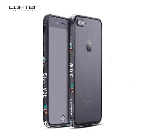 Алюминиевый металлический бампер Lofter для Apple iPhone6 7 8 iPhone Plus чехол с мультяшной