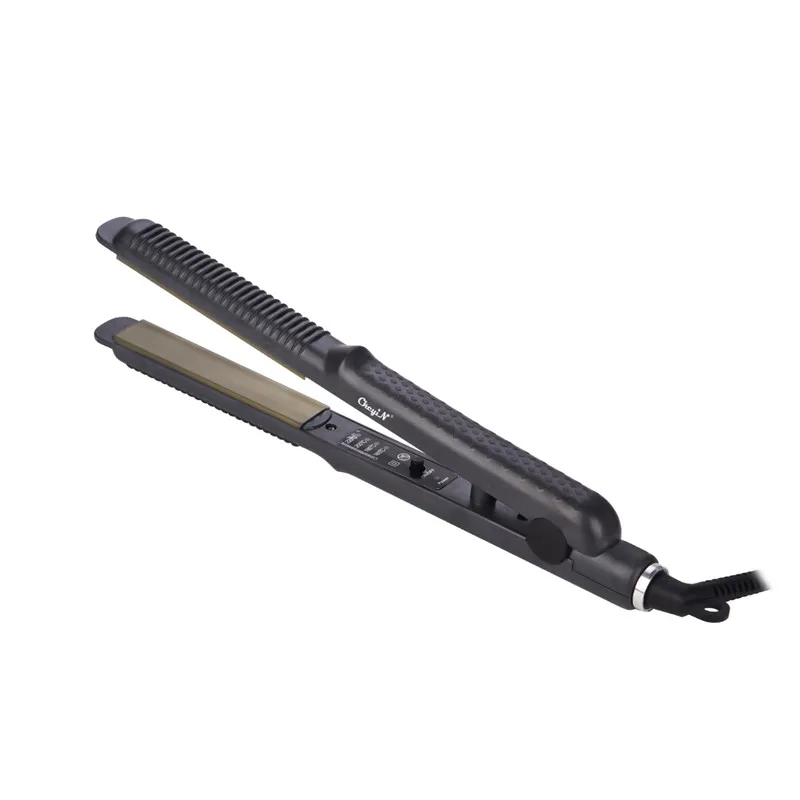 2 в 1 Профессиональные керамические анионные волосы плоские железо алюминий