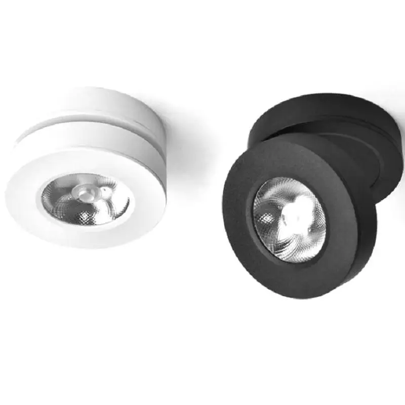1 шт. затемняемый 10 Вт AC85 260V COB LED освещение трека белый корпус Заводская цена