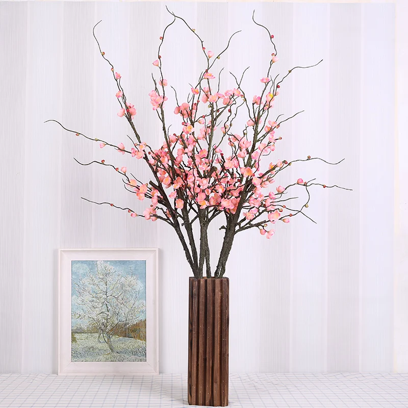 Erxiaobao 1 шт. Prunus Mume Meiren цветы сливы Искусственные цветы искусственный шелк Fower домашний стол вечерние свадебные Декор подарок